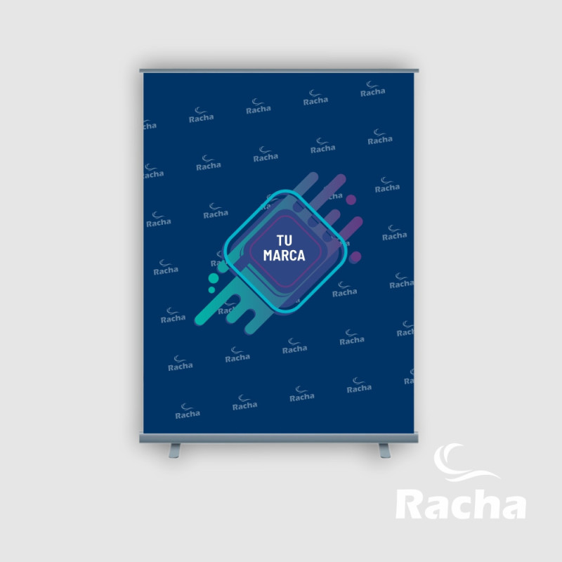 ROLL SCREEN + BANNER 1.50 X 2M