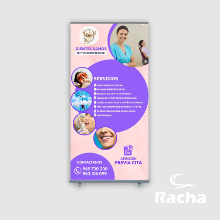 ROLL SCREEN CON BANNER