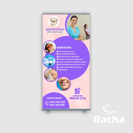 ROLL SCREEN CON BANNER