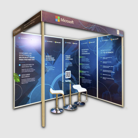 Branding stand + vinil